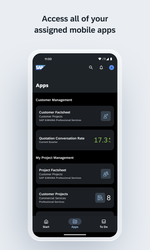SAP Mobile Start