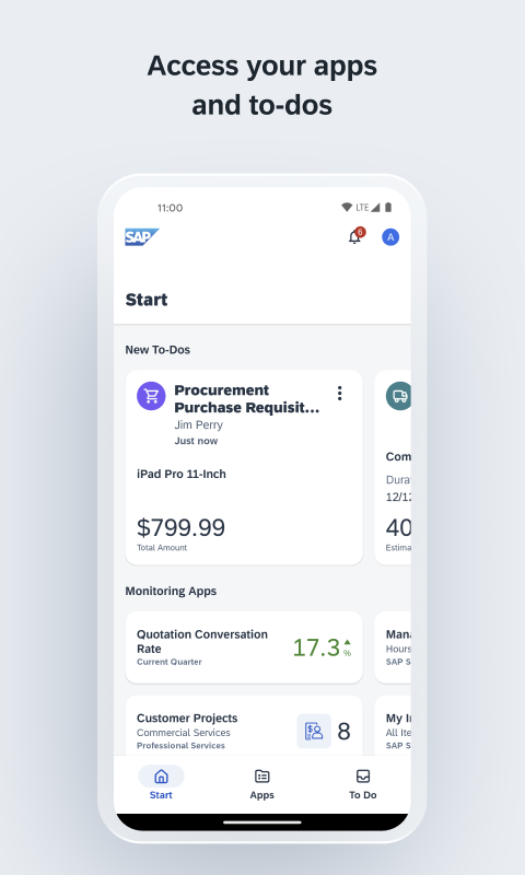 SAP Mobile Start